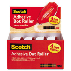 3M COMPANY 6055BNS ADHESIVE DOT ROLLER VALUE PACK, 0.3"