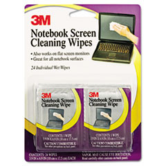 3M COMPANY CL630 WIPES,SCREEN,NTBK,24CT