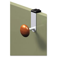 ALBA PM1PARTBO OVER-THE-PANEL COAT HOOK, WOODEN, SINGLE