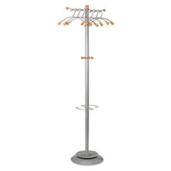 ALBA PMWAVE COAT STAND, WAVE, + 6 HANGERS