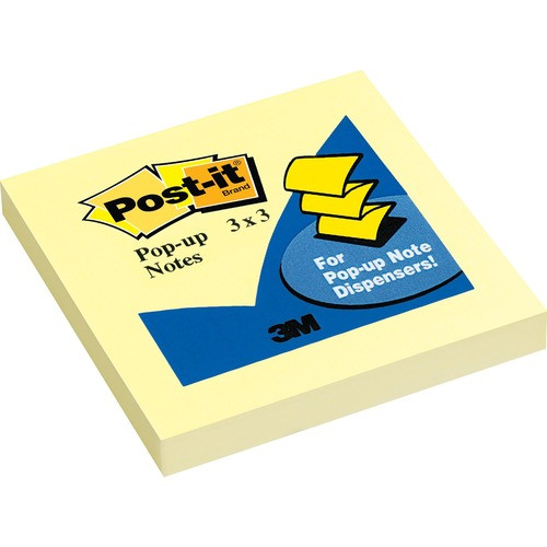 3M R330YW 3M  ORIGINAL POP-UP NOTES, 100 SHEETS/PA