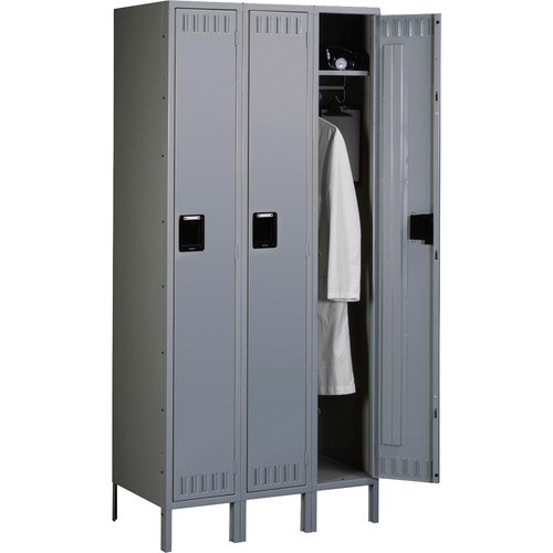 TENNSCO CORP STS1218723MG SINGLE-TIER LOCKER,36X18X78,MEDIUM GRAY