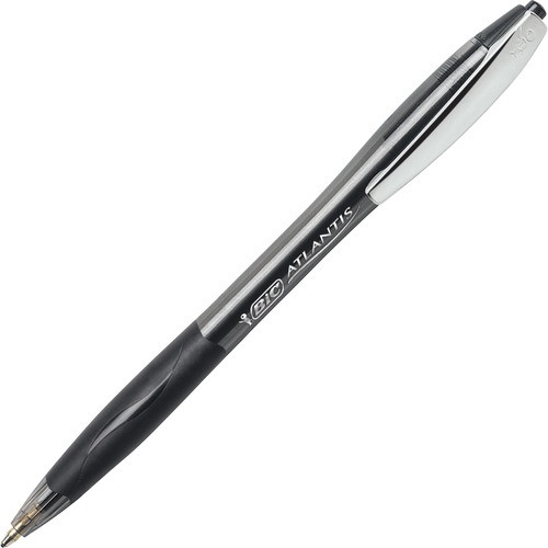 BIC CORPORATION VCG11 BLK BIC  ATLANTIS RETRACTABLE PEN, MED POINT