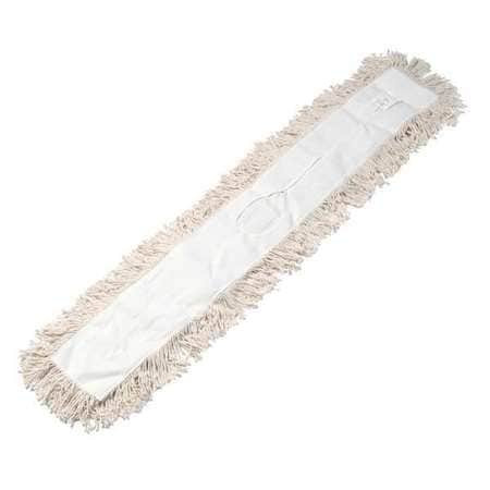 UNISAN 1348 INDUSTRIAL DUST MOP HEAD,WHITE,COTTON