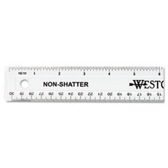 ACME UNITED 13862 RULER,12",NON-SHATTER,CLEAR