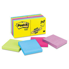 3M COMPANY 65414AU COLOR NOTES, 3 X 3, 100 SHEET PADS/PACK