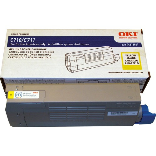OKIDATA 44318601 PRINTER TONER,11,500 PAGE-YIELD,YELLOW