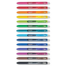 PAPERMATE 1951722 PAPER MATE  RETRACTABLE GEL PENS, .5MM, 