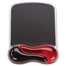 KENSINGTON 62402 WRISTREST,MSEPAD,GEL,RD/BK