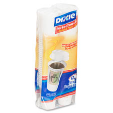 DIXIE PAPER PRODUCTS 5310COMBO6CT DIXIE FOODS  CUP/LID COMBO, NON-SLIP, 10