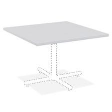 LORELL 62583 LORELL  TABLE TOP, 36"X36", LIGHT GRAY