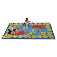 CARPETS FOR KIDS 2200 ABC CATERPILLAR RUG 5 10 X 8 4