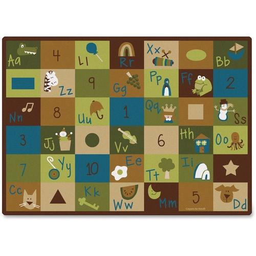 CARPETS FOR KIDS 37712 LEARNING BLOCKS CARPET 8.4 X 11.8