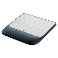 3M MW85B 3M  MOUSE PAD WITH GEL WRIST REST, BLACK