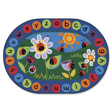 CARPETS FOR KIDS 2008 LADYBUG CIRCLETIME RUG 8.3 X 11.8