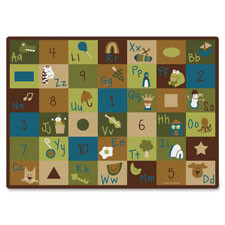 CARPETS FOR KIDS 37701 CARPETS FOR KIDS  LEARNING BLOCKS RUG, N