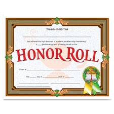 FLIPSIDE VA612 CERTIFICATE,HONOR ROLL,30PK