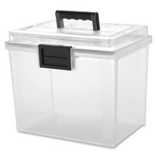 IRIS 110350 IRIS  WEATHER TIGHT PORTABLE FILE BOX, 1
