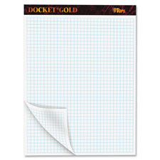 TOPS MANUFACTURING CO. 63752 PAD,DKT GLD,PLAN,W/CVR,80SH