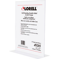 LORELL 49205 LORELL  DOUBLE SIDED FRAME, ACRYLIC, 8.5