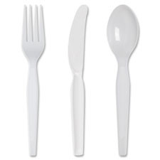 DIXIE PAPER PRODUCTS SH207CT PLASTIC CUTLERY, HEAVYWEIGHT SOUP SPOONS