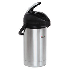 BUNN-O-MATIC CORP AIRPOT30 LEVER ACTION AIRPOT, 3 LITER, STAINLESS 