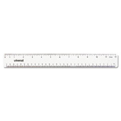 UNIVERSAL 59022 RULER,ACRYLIC,CLR,12"