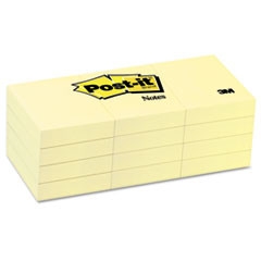 3M COMPANY 653-YW ORIGINAL NOTES, 1-1/2 X 2, CANARY YELLOW