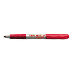 BIC CORPORATION GPM11-RD MARK-IT PERMANENT MARKERS, FINE POINT, R