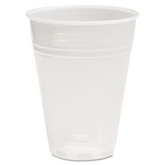 BOARDWALK TRANSCUP7CT TRANSLUCENT PLASTIC HOT/COLD CUPS, 7OZ, 