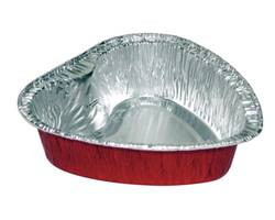 PACTIV 605530DR CONT 12 OZ HEART SHAPED FOIL RED