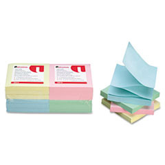 UNIVERSAL 35619 NOTE,3X3 FANFOLD 12PK,AST