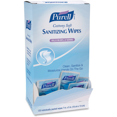GOJO INDUSTRIES, INC. 902712CT PURELL COTTONY SOFT HAND SANITIZING WIPE