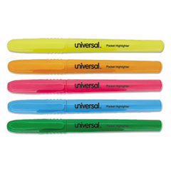 UNIVERSAL 08850 HILIGHTER,PKT,5/ST,FL