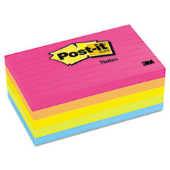3M COMPANY 635-5AN ORIGINAL PADS IN NEON COLORS, 3 X 5, LIN