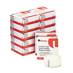UNIVERSAL 83412 TAPE,INVISIBLE,12/PK,CR