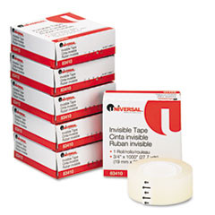 UNIVERSAL 83410 TAPE,.75X1000 6ROL/PK,CR