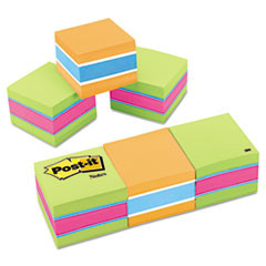 3M COMPANY 2051-3PK MINI CUBES, 2 X 2, ASSORTED ULTRA COLORS