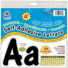 PACON CORPORATION 51694 PACON  SELF-ADHESIVE LETTERS, REPOSITION