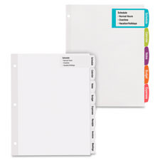 AVERY 14438 DIVIDERS,EZPEEL,LRG,5TB,6PK