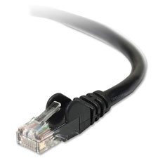 BELKIN COMPONENTS A3L98010BLKS BELKIN  CAT6 SNAGLESS PATCH CABLE, 10' L