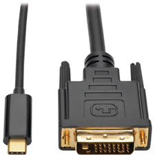 TRIPP LITE U444006D 6FT USB C TO DVI ADAPTER 1080P