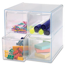 BUSINESS SOURCE 82977 BUSINESS SOURCE  STORAGE ORGANIZER, 4 DR