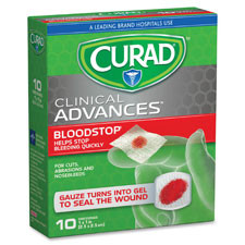 MEDLINE CUR0055RB MEDLINE  BLOOD STOP BANDAGE, CURAD, 1"X1
