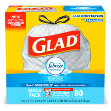 CLOROX COMPANY 78899PL CLOROX COMPANY  TALL KITCHEN BAGS, 13 GA