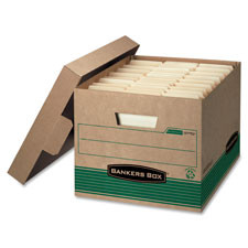 FELLOWES 1277008 MD LTR/LGL BOX,KRFT/GRN