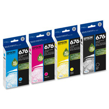 EPSON T676XL220S EPSON  INK CARTRIDGE, 676XL, F/WP-4520, 