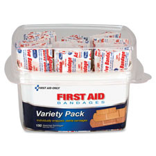 FIRST AID ONLY 90095 BANDAGES,KIT,BOX,ASST