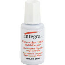 INTEGRA 01539BX INTEGRA  CORRECTION FLUID, MULTIPURPOSE,