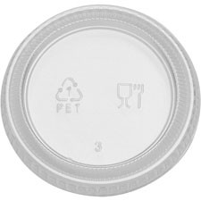 DIXIE PAPER PRODUCTS PL40CLEAR DIXIE FOODS  PORTION CUP LID, 2400/CT, C